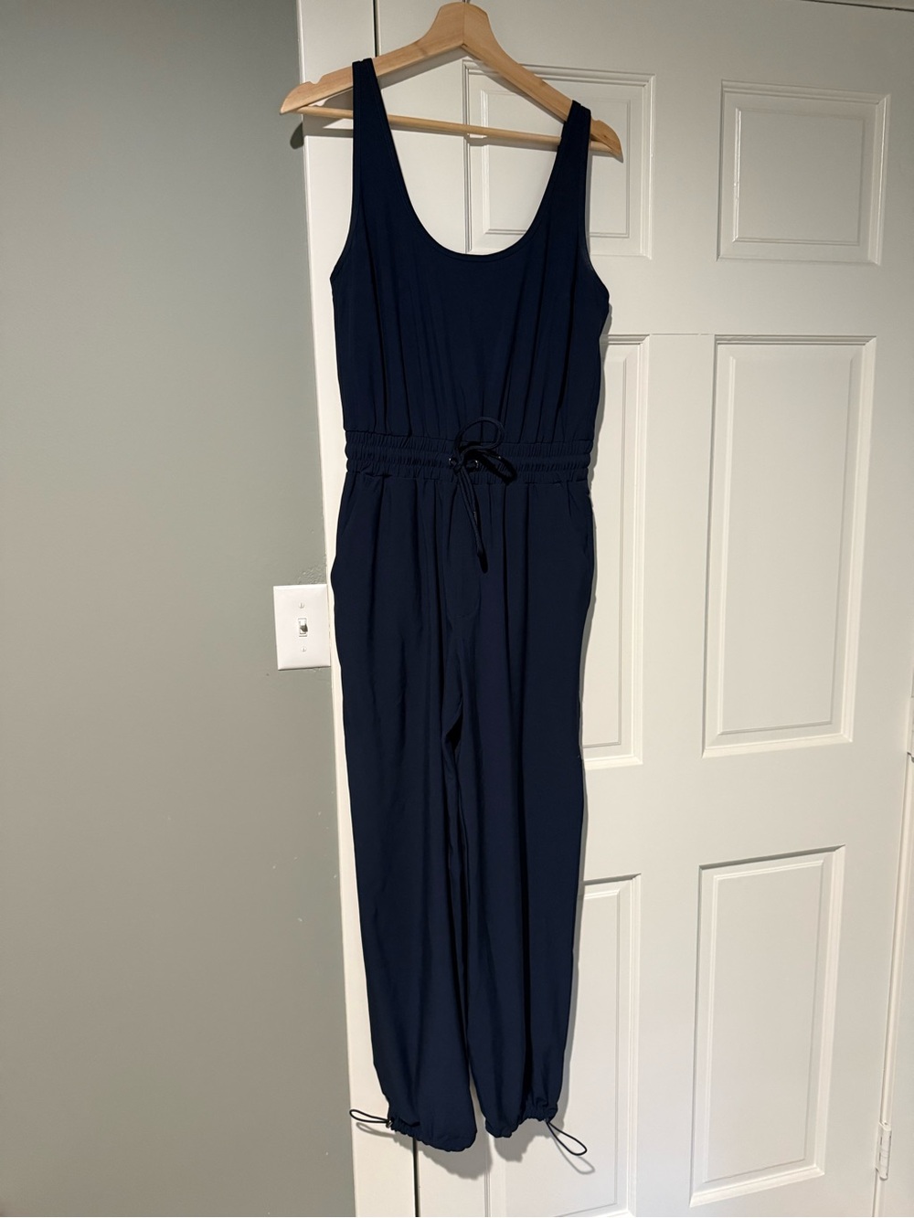 Abercrombie & Fitch Navy Blue Sleeveless Jumpsuit